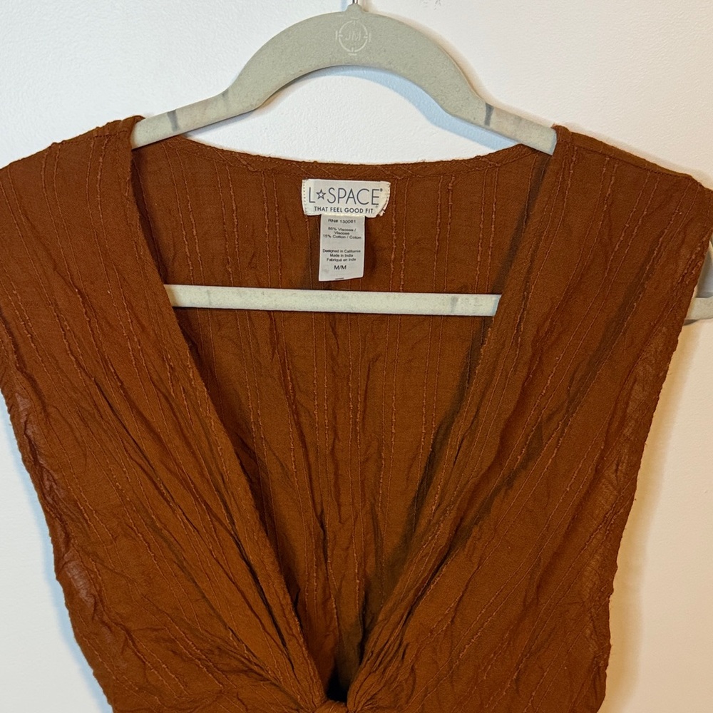L*Space Women's Deep Orange Dress